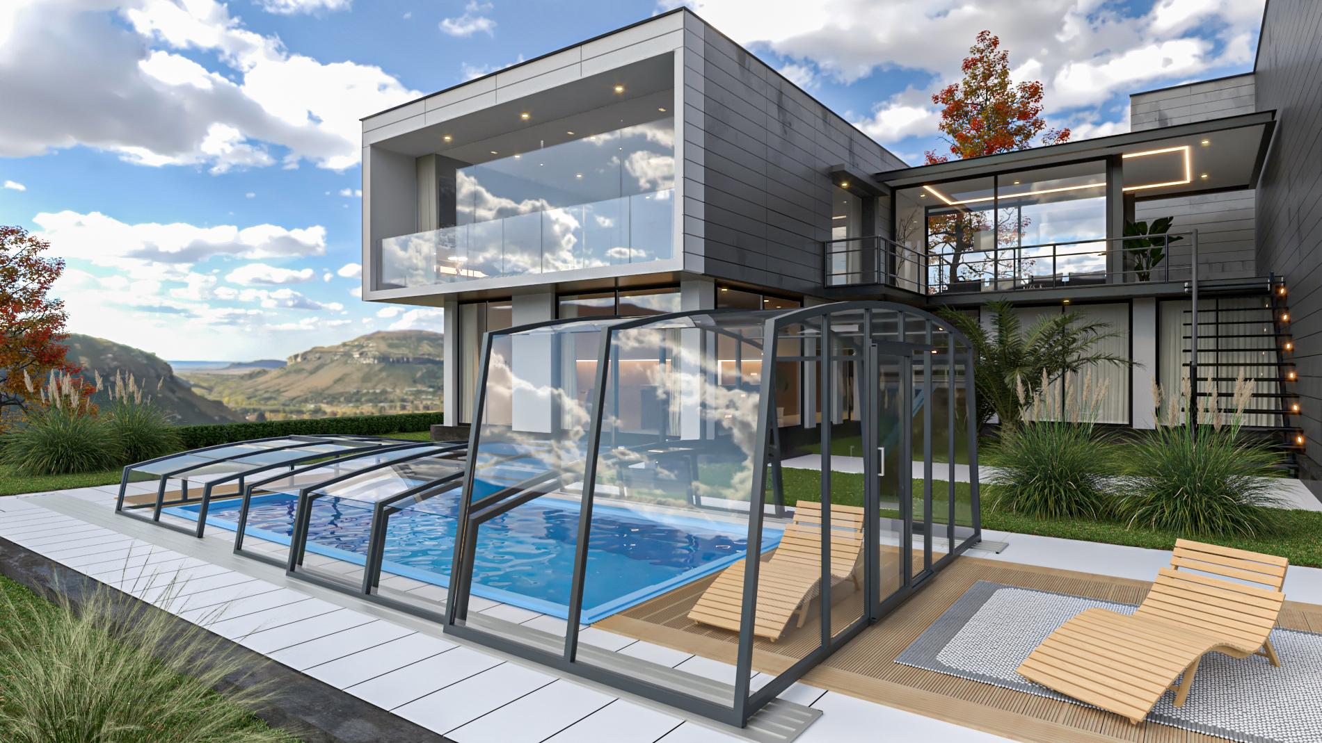 PrestigePLUS Poolüberdachung "Prestige PLUS" – Bild 1