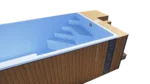 Freistehender GFK Pool "Nightfall Grau 7,06 x 2,68 x 1,6 m Rabattangebot" – Bild 6