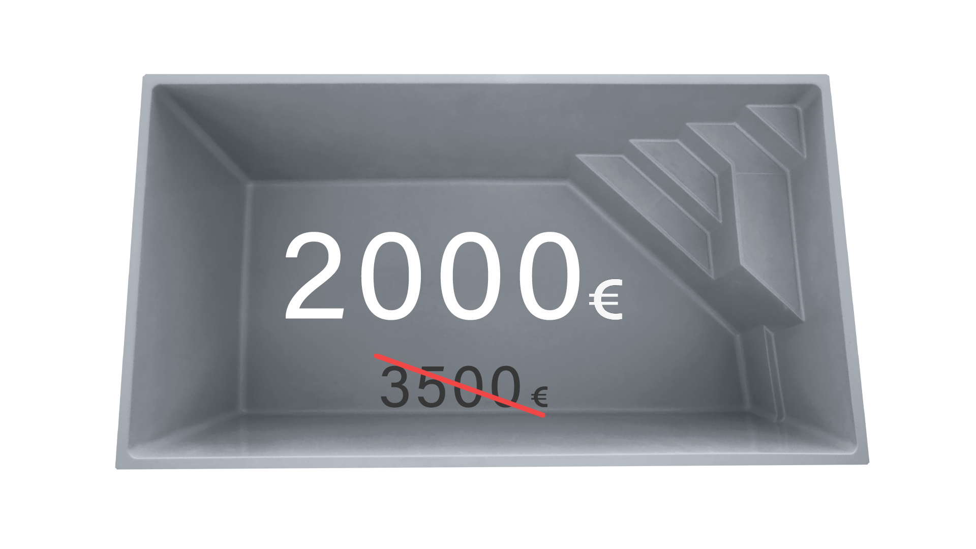 OFFER N6 UZ GRAY EUR GFK Pool “Nightfall Grau 6 x 2,7 x 1,5 m Rabattangebot“ – Bild 1